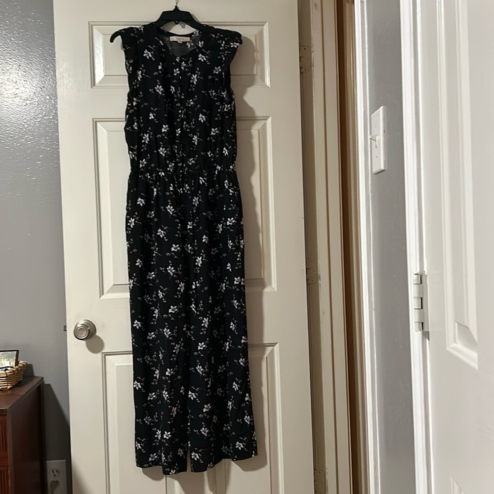 Loft floral jumpsuit nwot